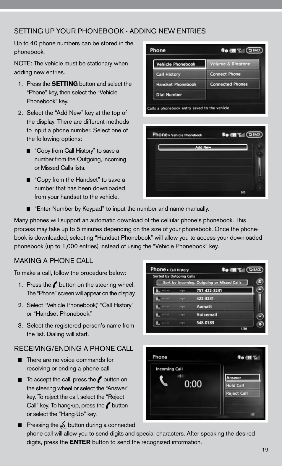 NISSAN 2010 Altima Hybrid - Quick Reference Guide User Manual | Page 21 / 36