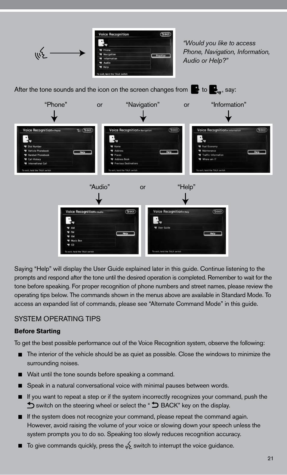 NISSAN 2010 Altima Hybrid - Quick Reference Guide User Manual | Page 23 / 36