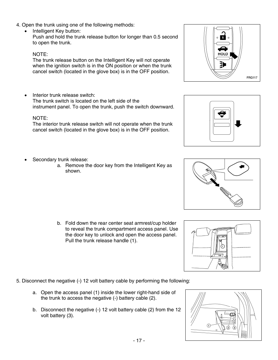 NISSAN 2010 Altima Hybrid - First Responder's Guide User Manual | Page 17 / 27