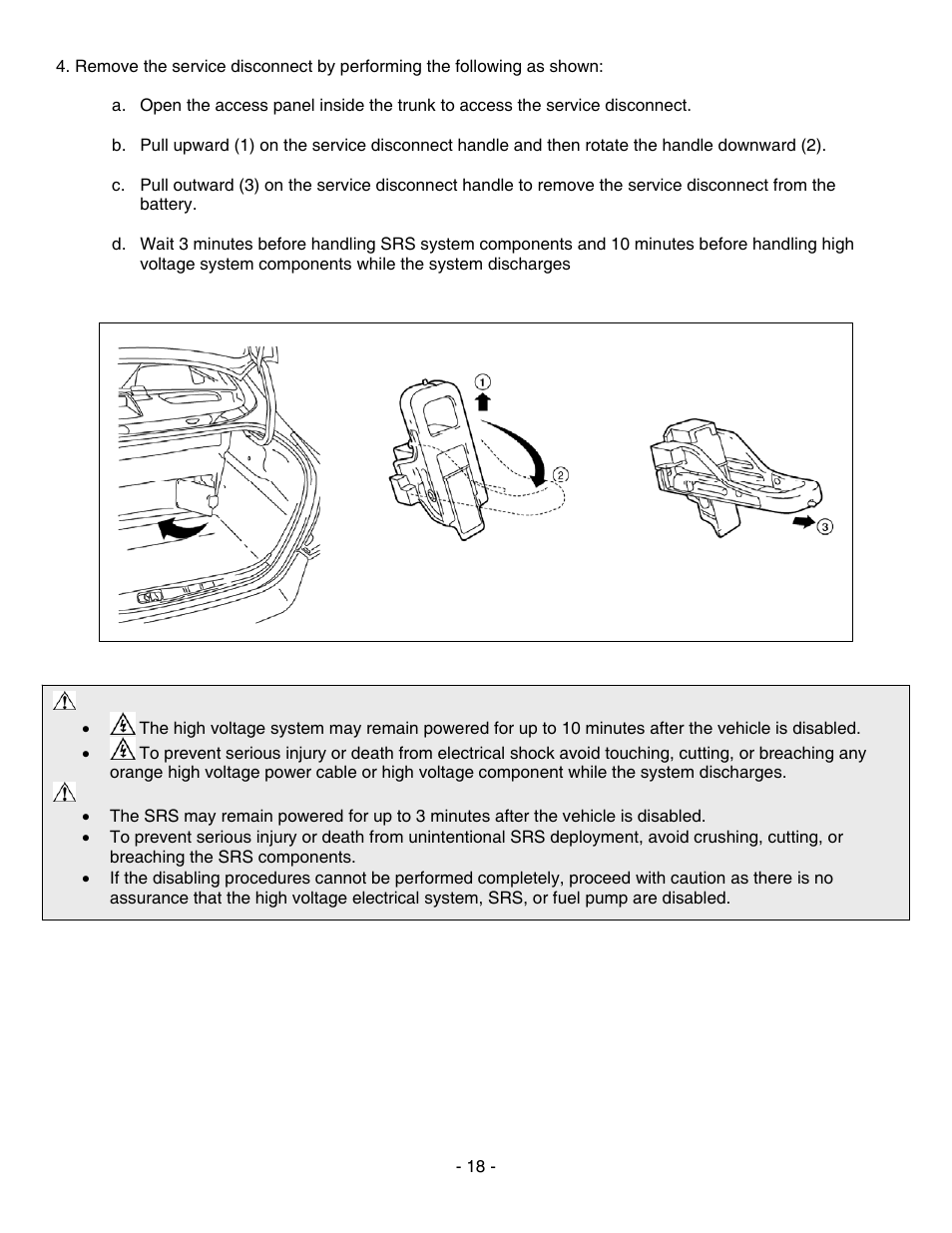 NISSAN 2010 Altima Hybrid - Dismantling Guide User Manual | Page 18 / 23