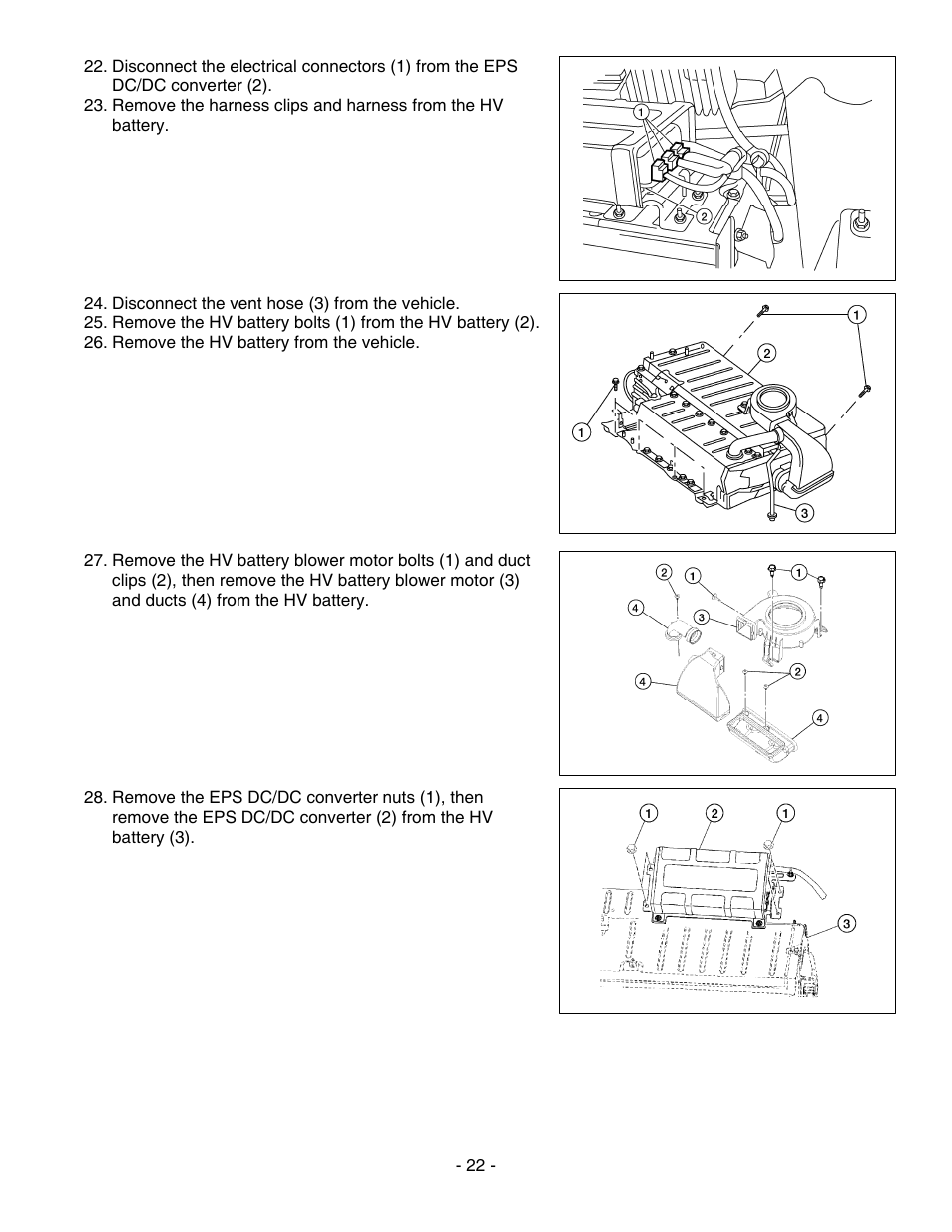 NISSAN 2010 Altima Hybrid - Dismantling Guide User Manual | Page 22 / 23