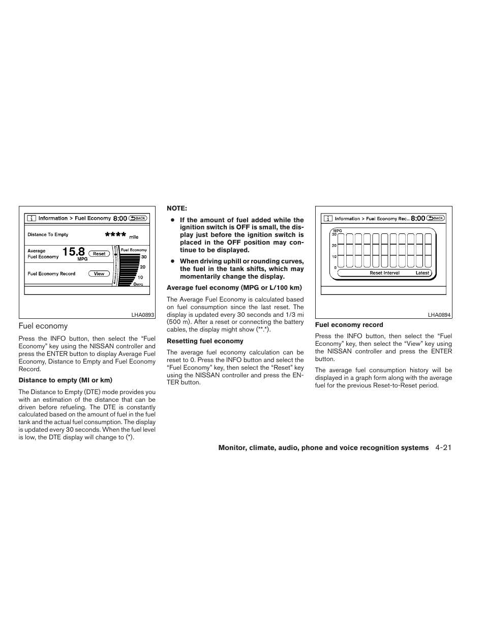 NISSAN 2012 Armada - Owner's Manual User Manual | Page 216 / 489