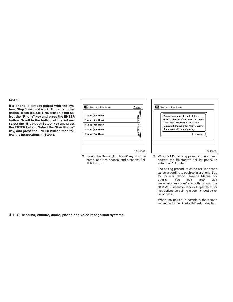 NISSAN 2012 Armada - Owner's Manual User Manual | Page 305 / 489