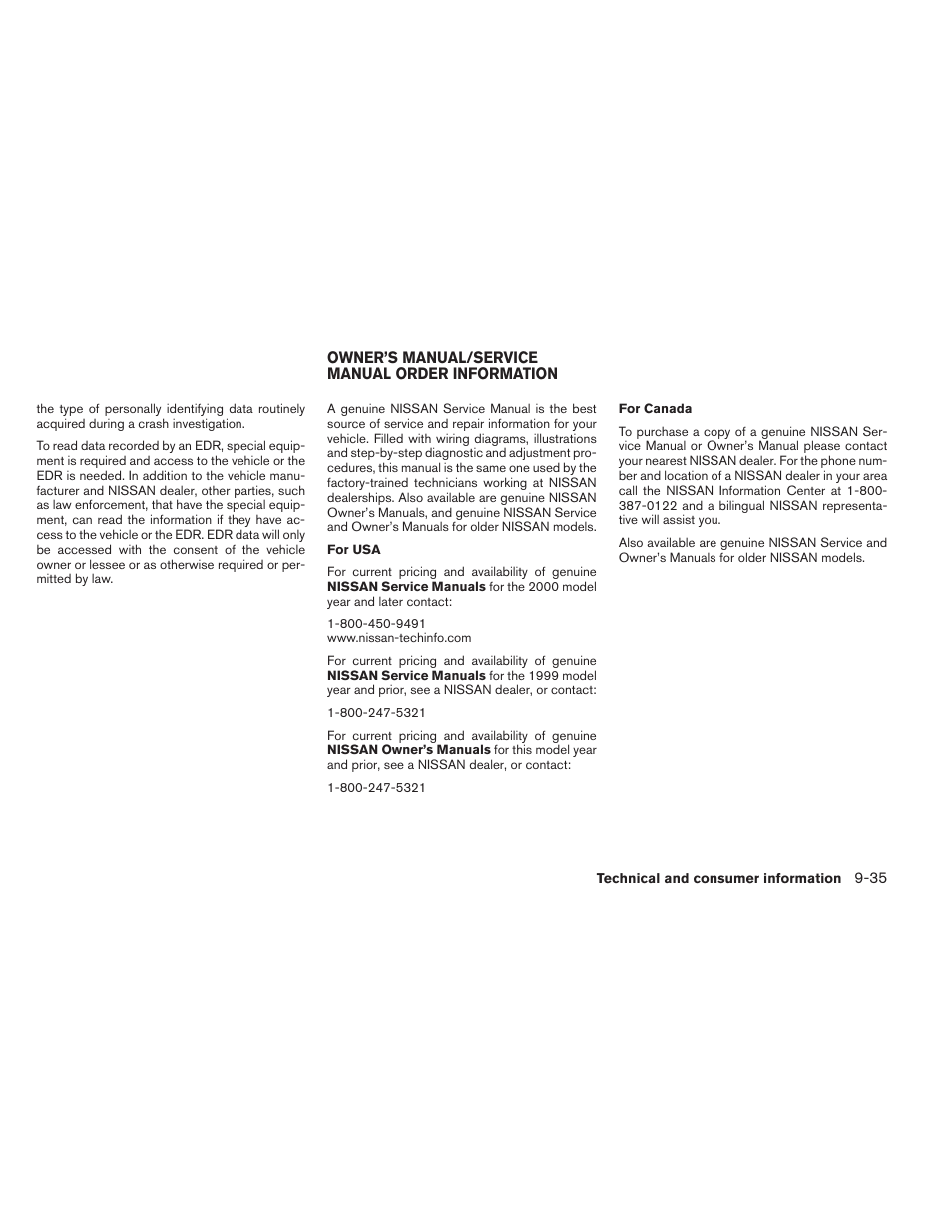 NISSAN 2012 Armada - Owner's Manual User Manual | Page 478 / 489
