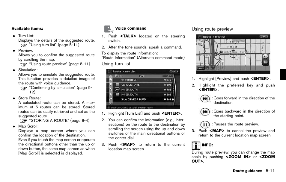 NISSAN 2012 Pathfinder - Navigation System Owner's Manual User Manual | Page 103 / 235