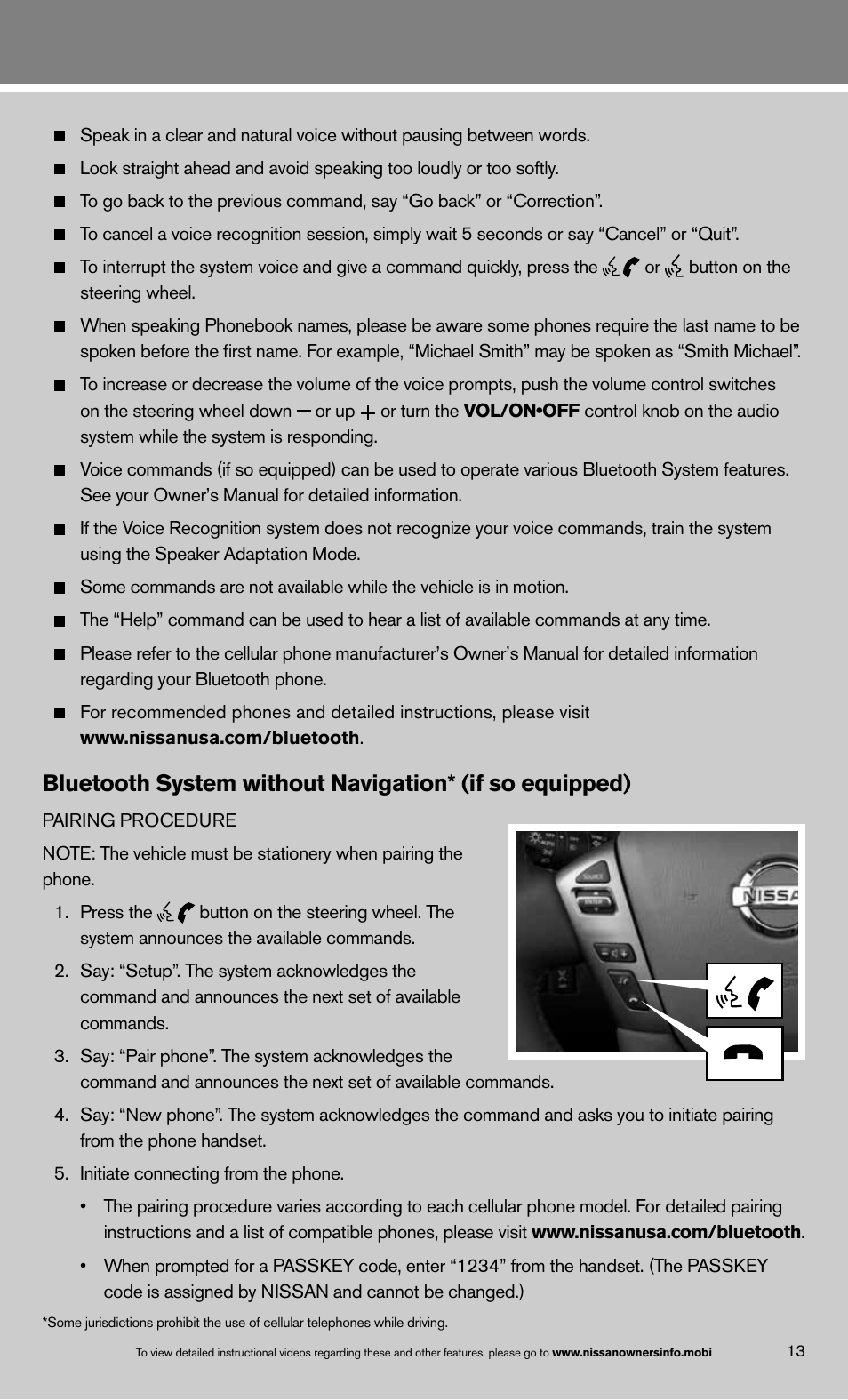 NISSAN 2013 Armada - Quick Reference Guide User Manual | Page 17 / 26