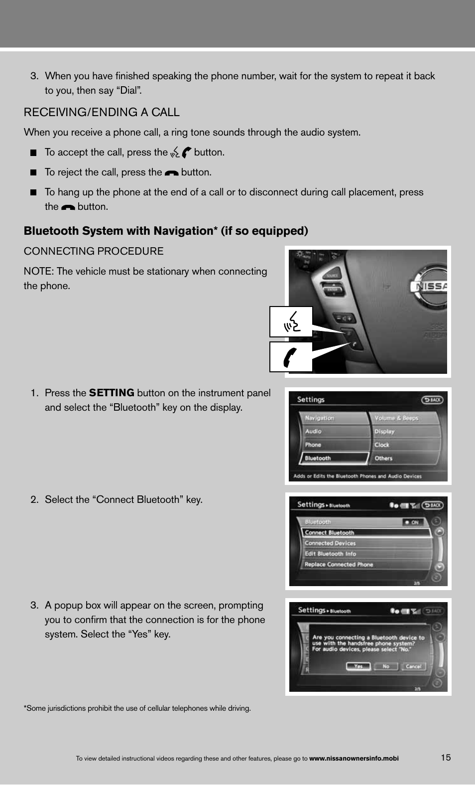 NISSAN 2013 Armada - Quick Reference Guide User Manual | Page 19 / 26
