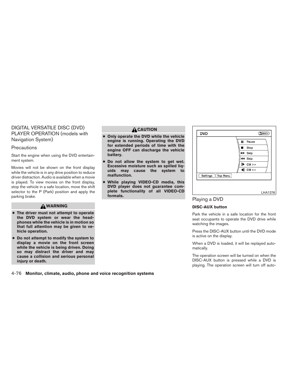 NISSAN 2014 Armada - Owner's Manual User Manual | Page 269 / 489