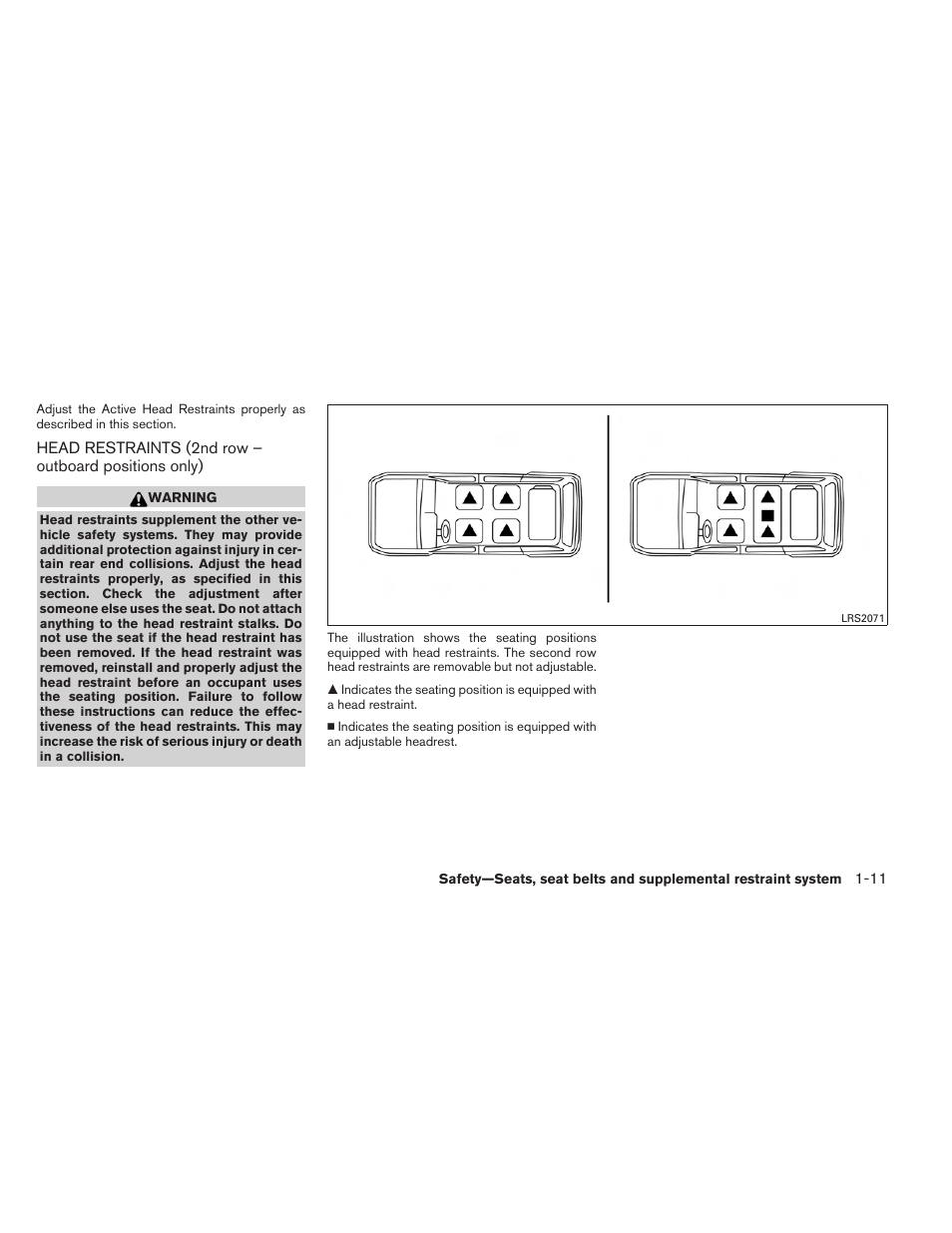 NISSAN 2014 Armada - Owner's Manual User Manual | Page 28 / 489