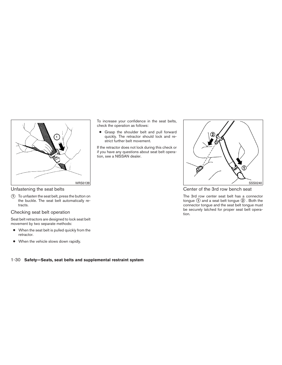 NISSAN 2014 Armada - Owner's Manual User Manual | Page 47 / 489