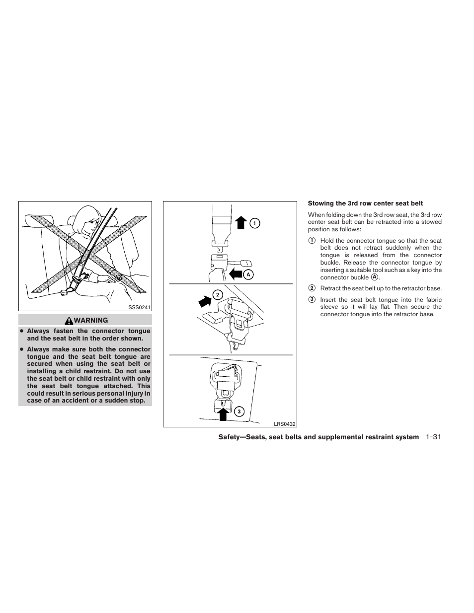 NISSAN 2014 Armada - Owner's Manual User Manual | Page 48 / 489