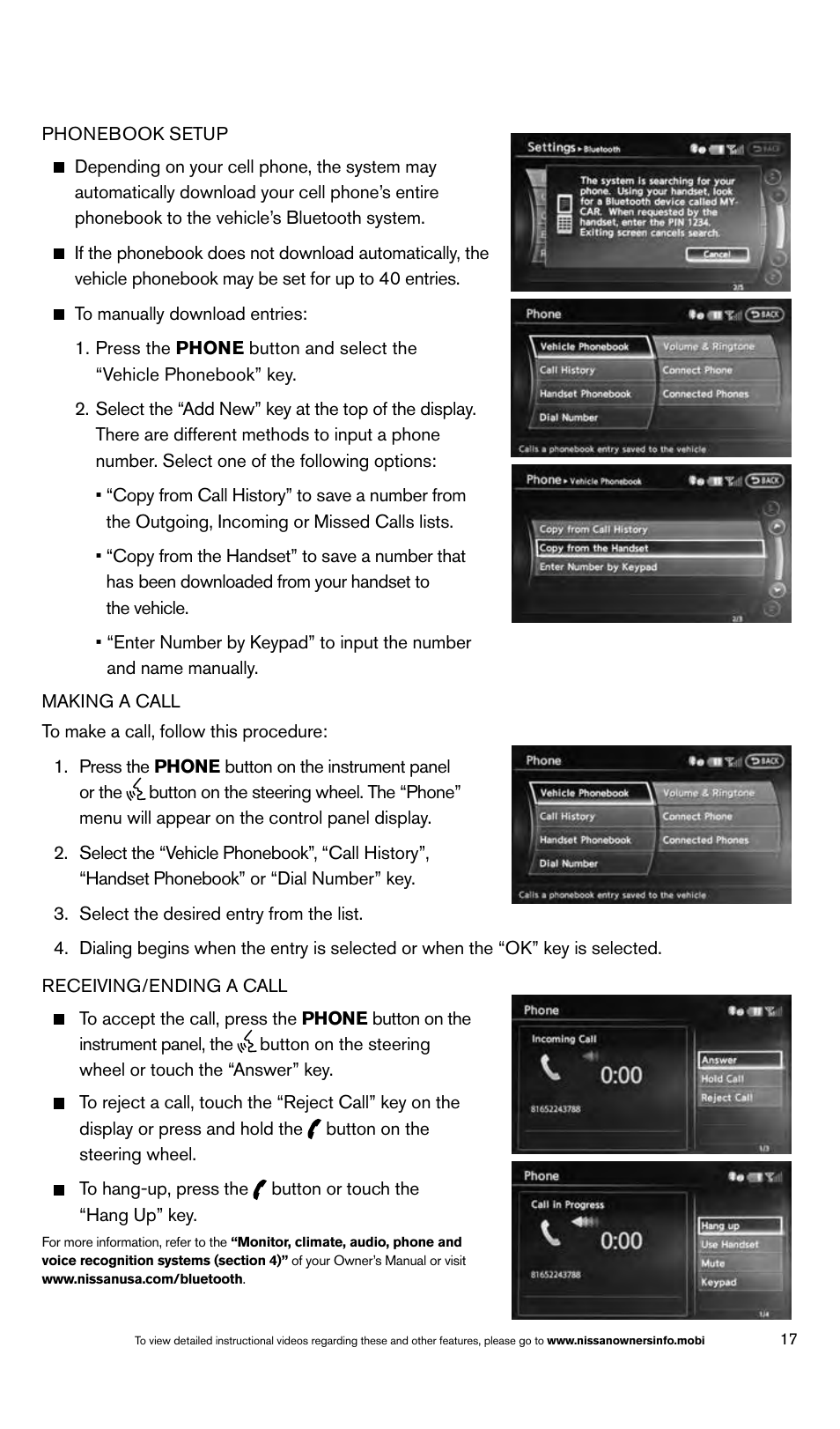 NISSAN 2014 Armada - Quick Reference Guide User Manual | Page 19 / 24