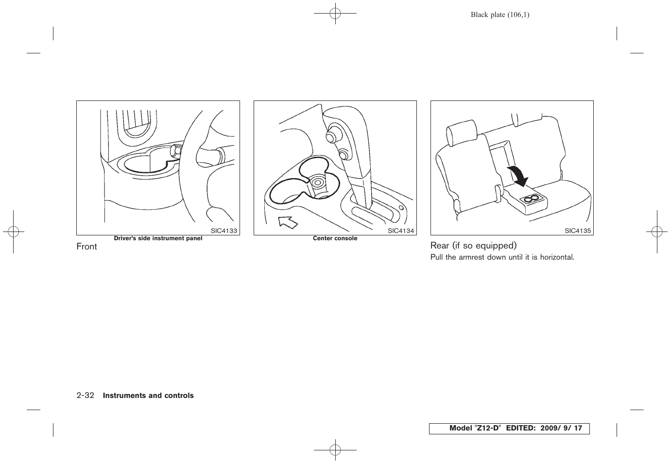 NISSAN 2010 Cube - Owner's Manual User Manual | Page 106 / 329