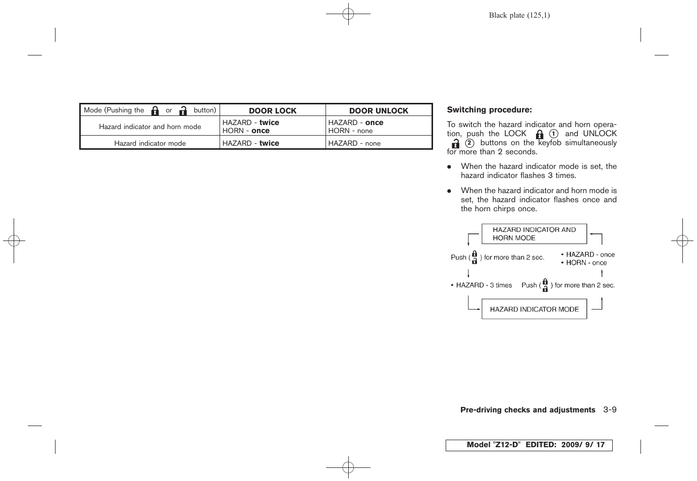 NISSAN 2010 Cube - Owner's Manual User Manual | Page 123 / 329