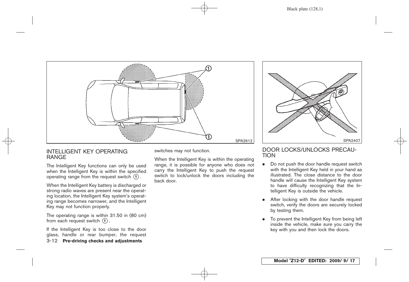 NISSAN 2010 Cube - Owner's Manual User Manual | Page 126 / 329