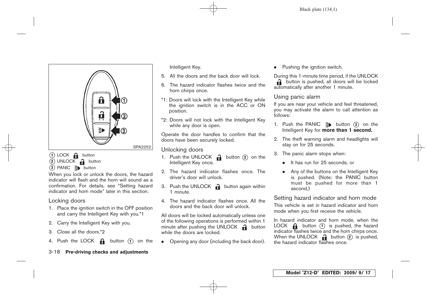 NISSAN 2010 Cube - Owner's Manual User Manual | Page 132 / 329