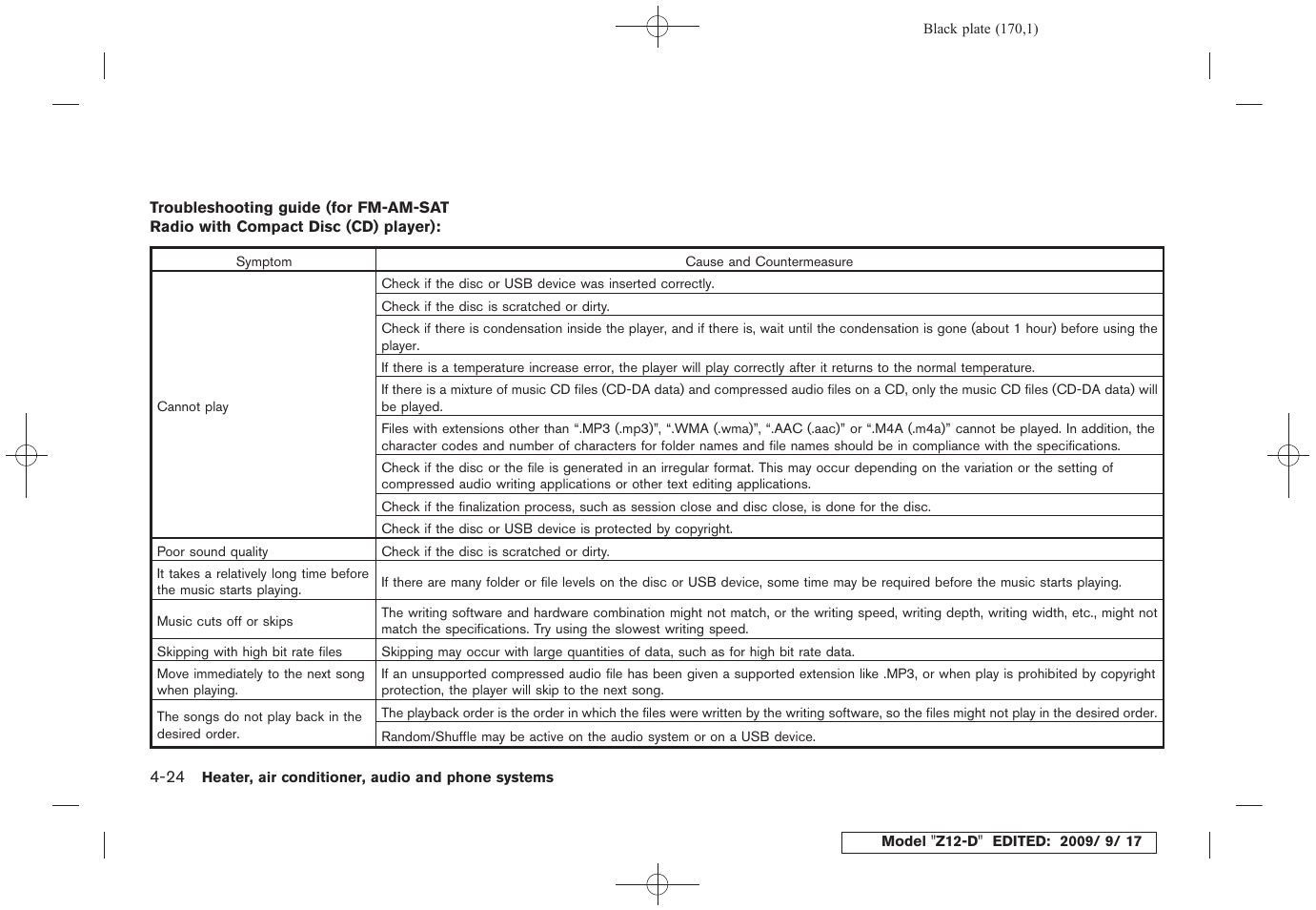 NISSAN 2010 Cube - Owner's Manual User Manual | Page 166 / 329