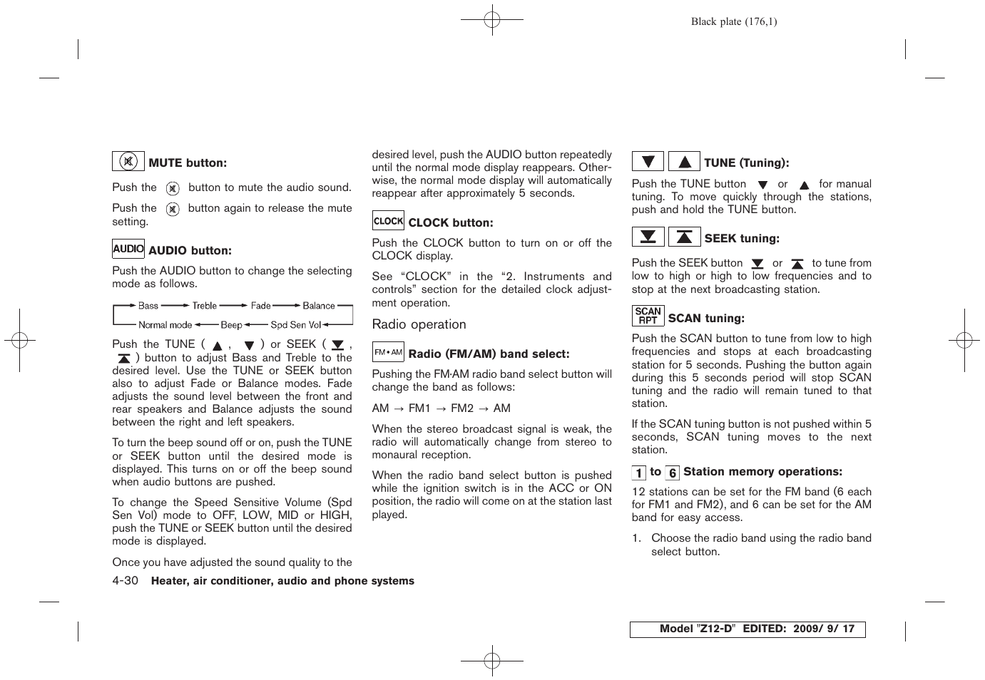 NISSAN 2010 Cube - Owner's Manual User Manual | Page 172 / 329