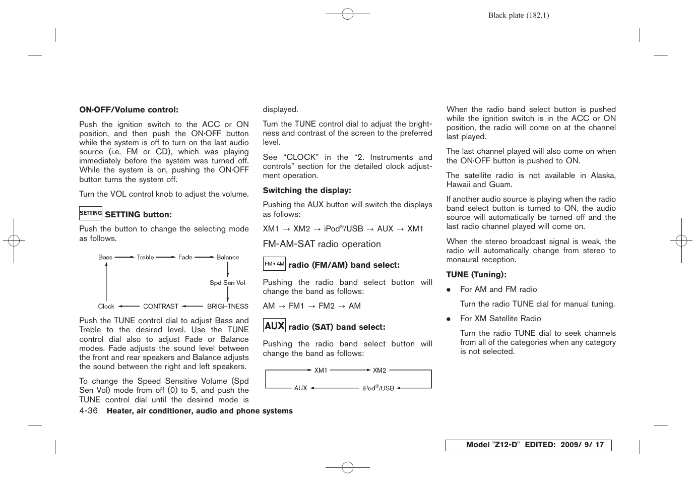 NISSAN 2010 Cube - Owner's Manual User Manual | Page 178 / 329