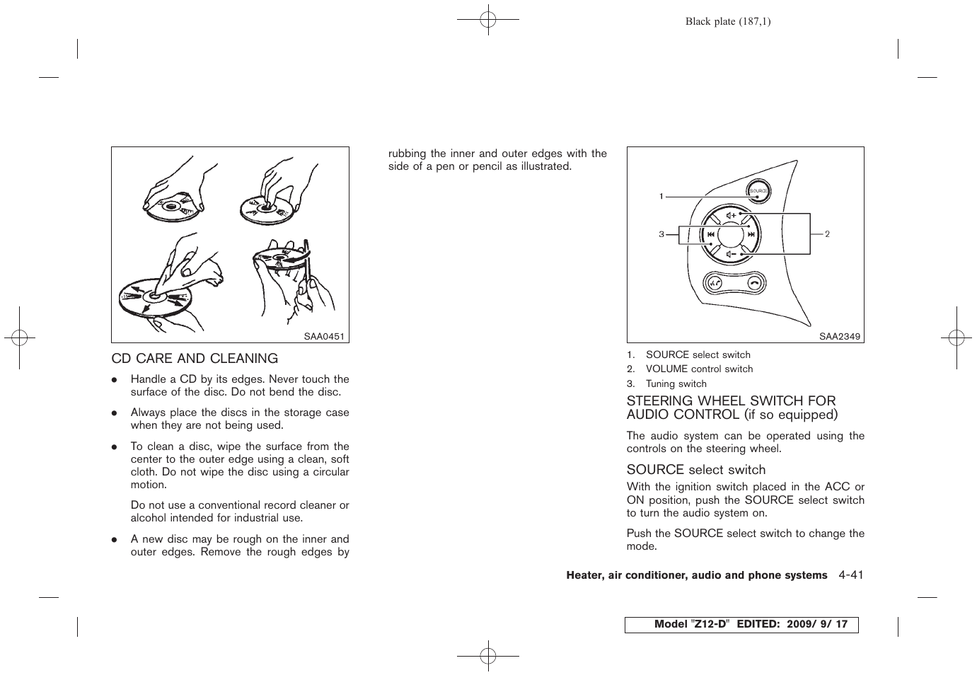 NISSAN 2010 Cube - Owner's Manual User Manual | Page 183 / 329