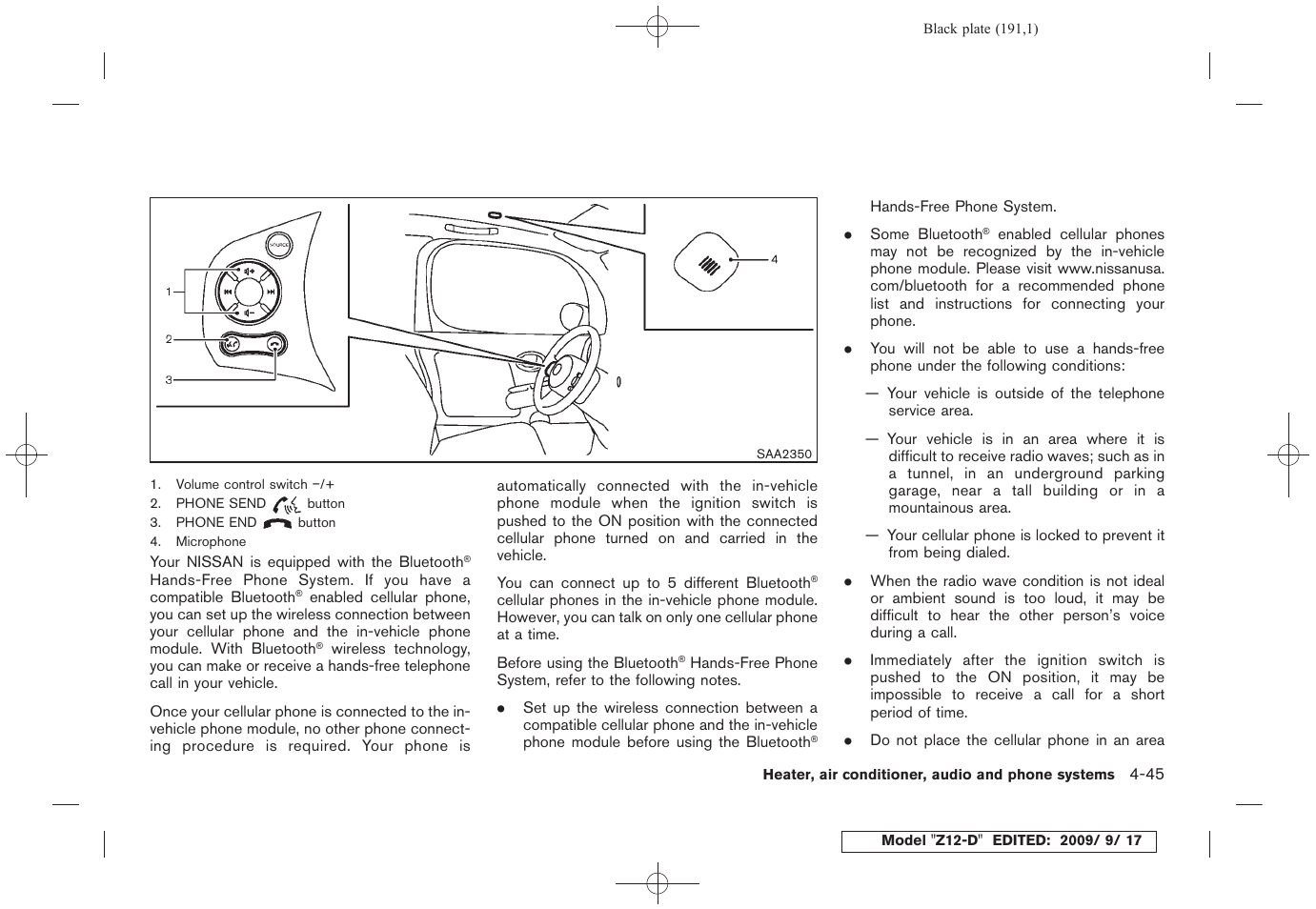 NISSAN 2010 Cube - Owner's Manual User Manual | Page 187 / 329