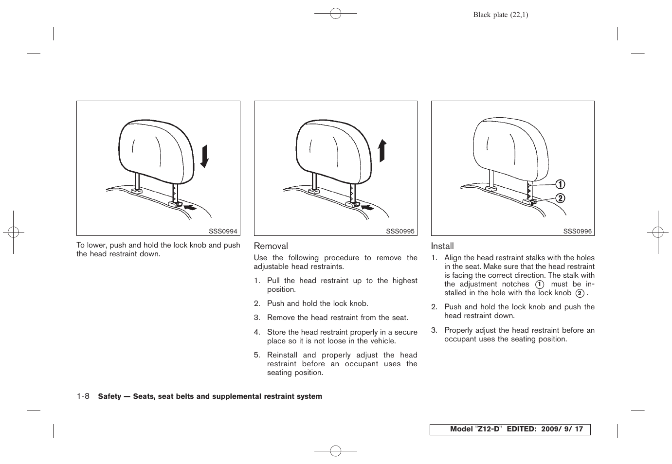 NISSAN 2010 Cube - Owner's Manual User Manual | Page 24 / 329