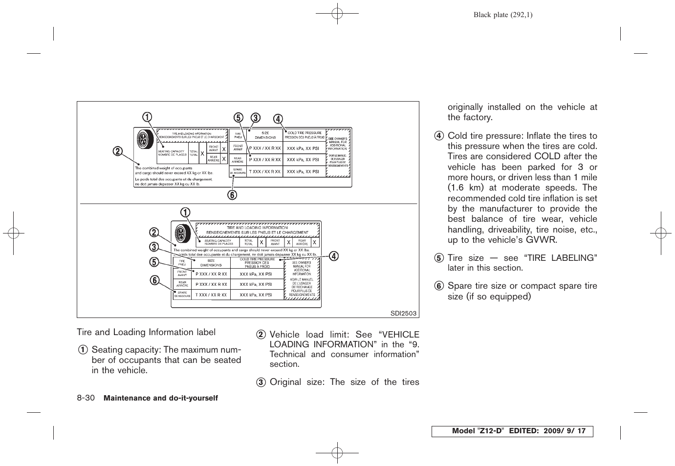 NISSAN 2010 Cube - Owner's Manual User Manual | Page 288 / 329