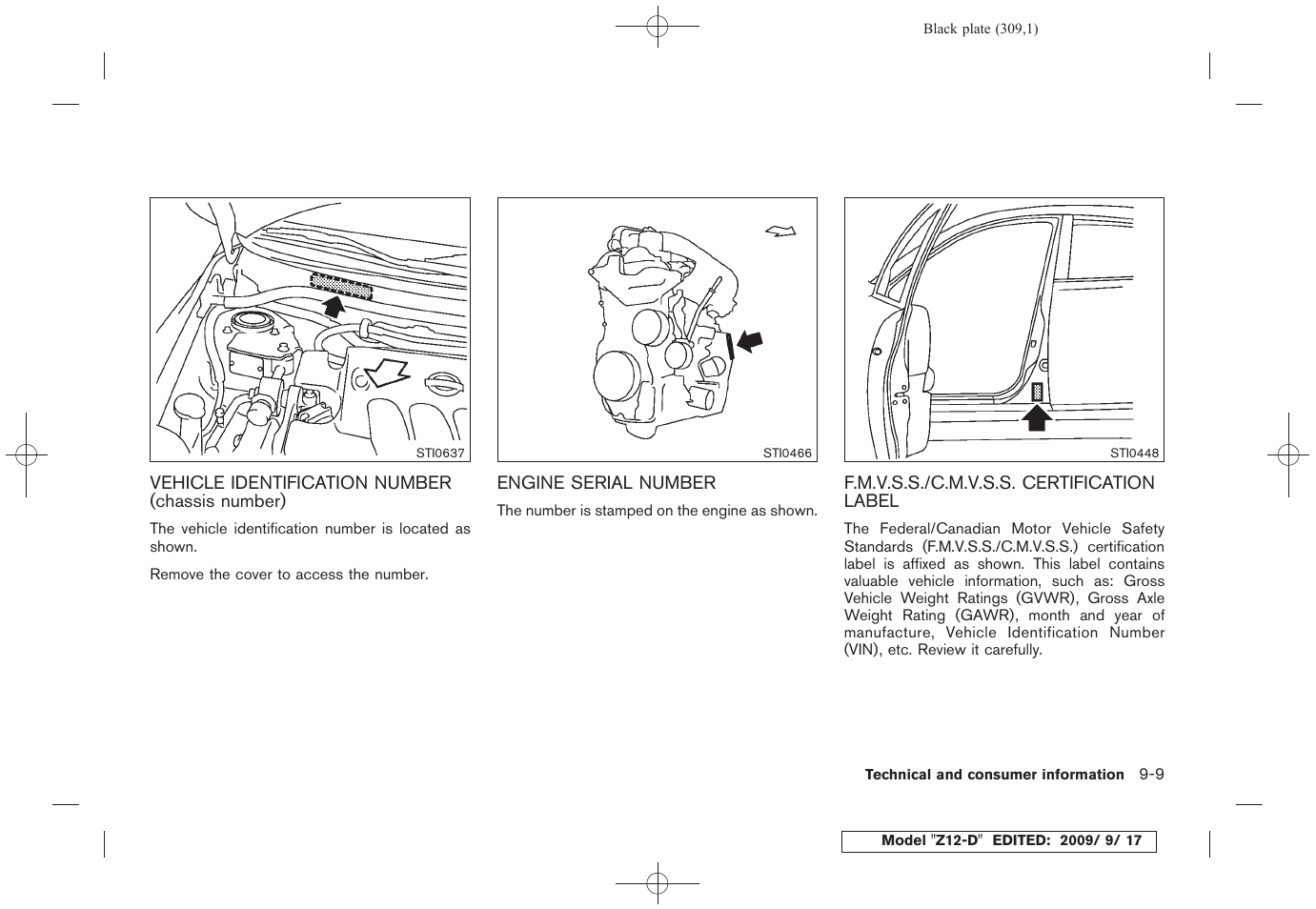 NISSAN 2010 Cube - Owner's Manual User Manual | Page 305 / 329