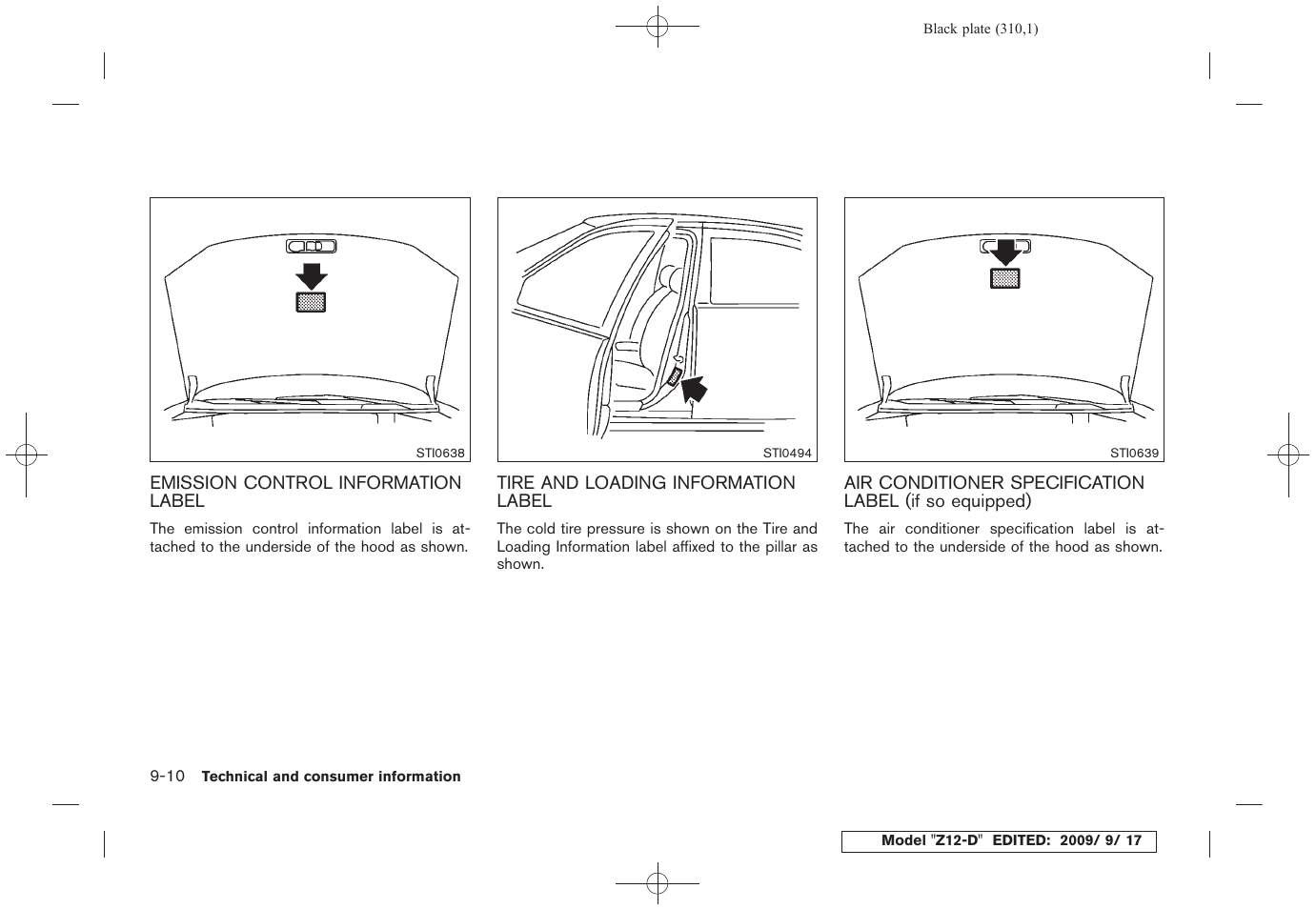 NISSAN 2010 Cube - Owner's Manual User Manual | Page 306 / 329