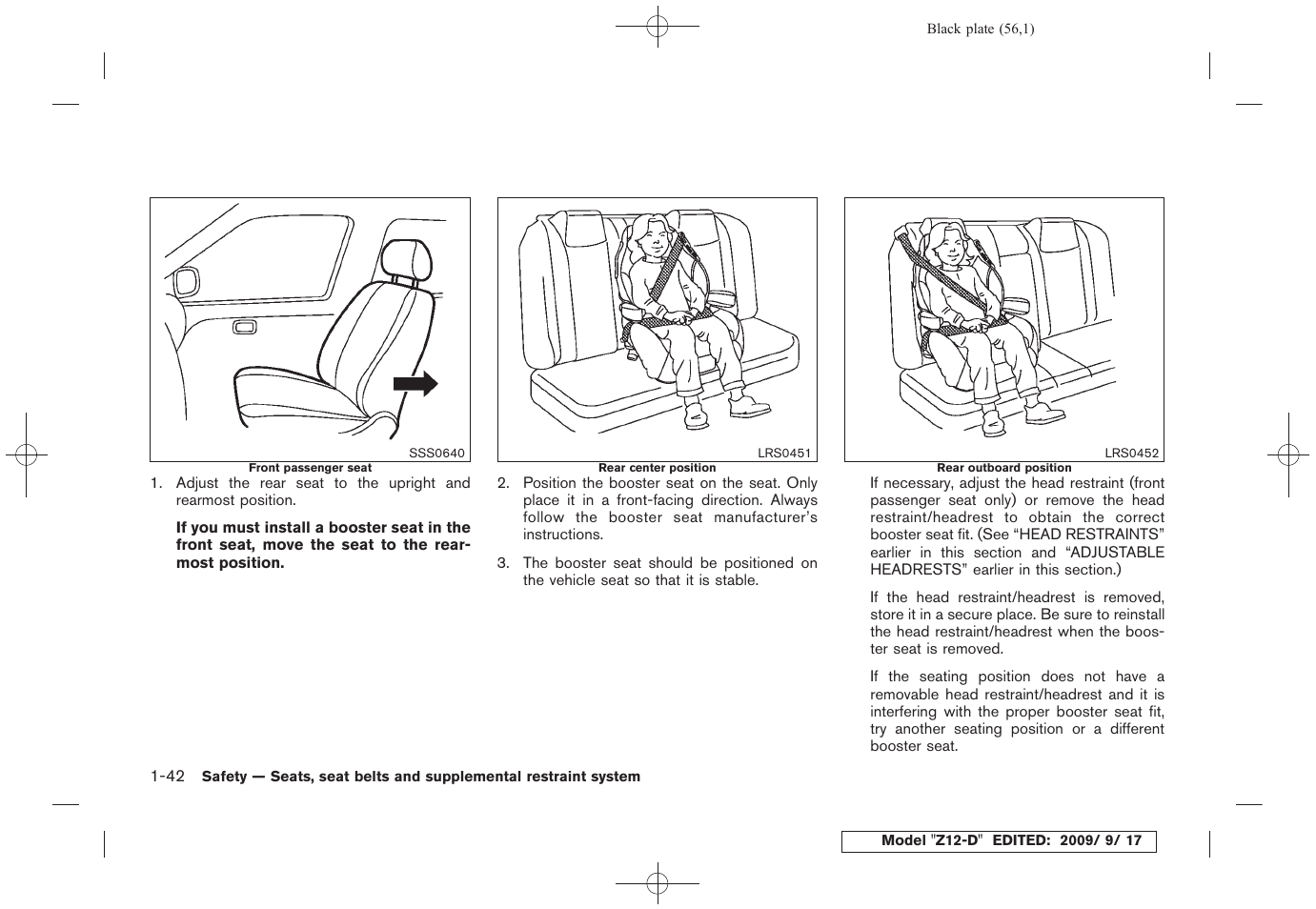 NISSAN 2010 Cube - Owner's Manual User Manual | Page 58 / 329