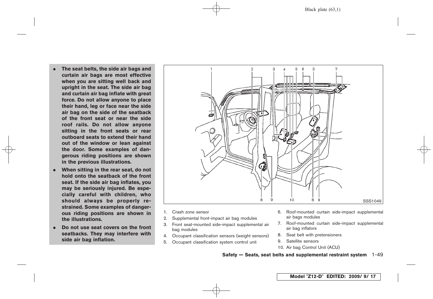 NISSAN 2010 Cube - Owner's Manual User Manual | Page 65 / 329