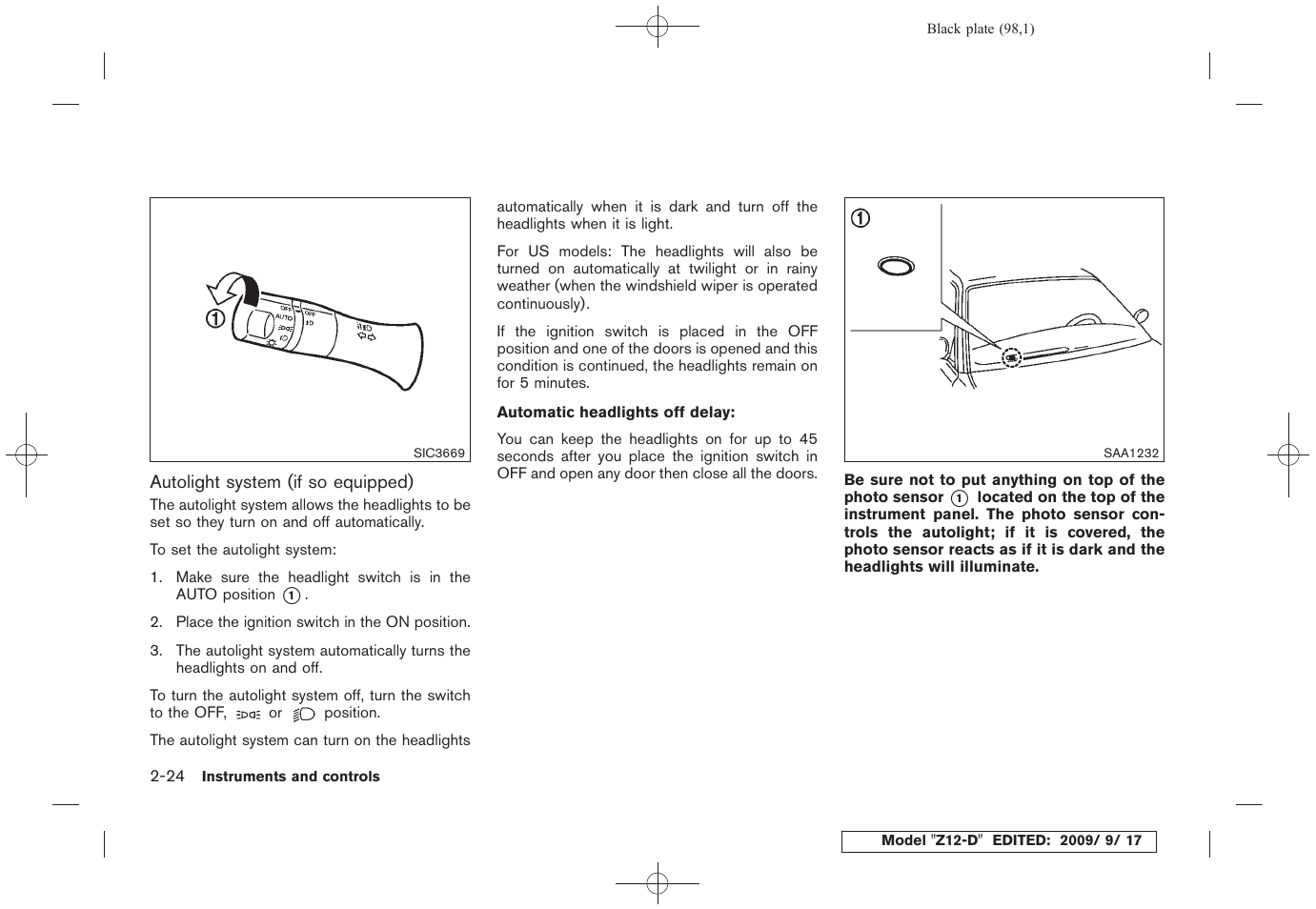 NISSAN 2010 Cube - Owner's Manual User Manual | Page 98 / 329