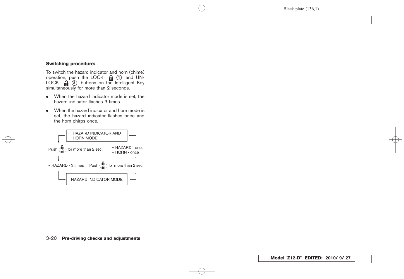 NISSAN 2011 Cube - Owner's Manual User Manual | Page 138 / 345