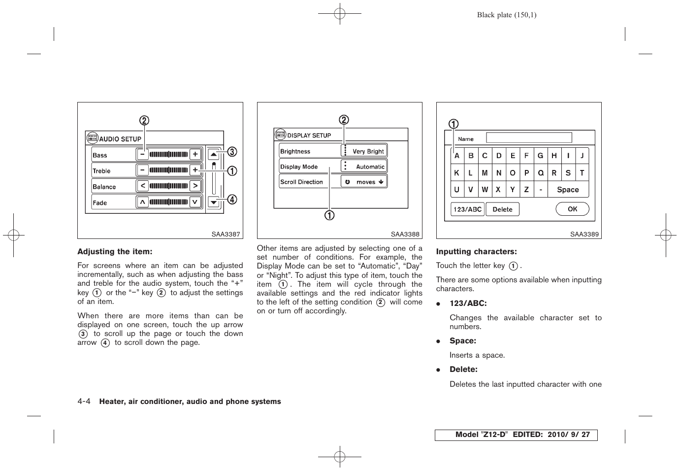 NISSAN 2011 Cube - Owner's Manual User Manual | Page 152 / 345