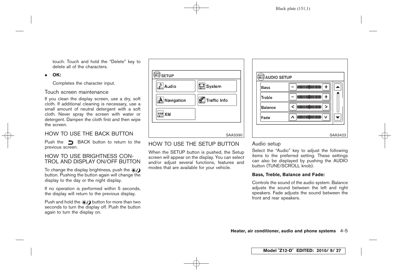 NISSAN 2011 Cube - Owner's Manual User Manual | Page 153 / 345