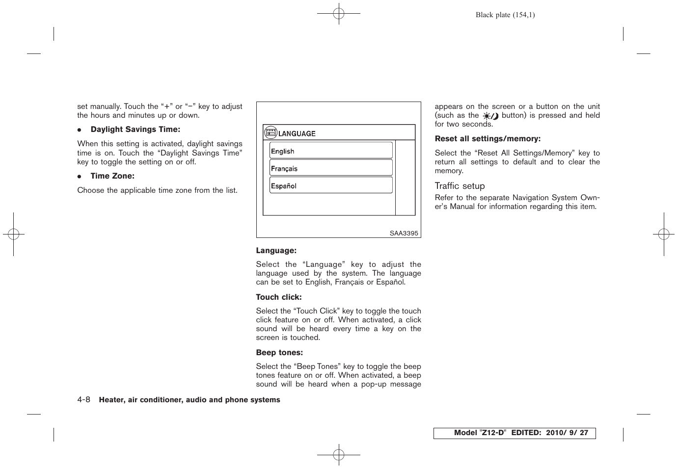 NISSAN 2011 Cube - Owner's Manual User Manual | Page 156 / 345