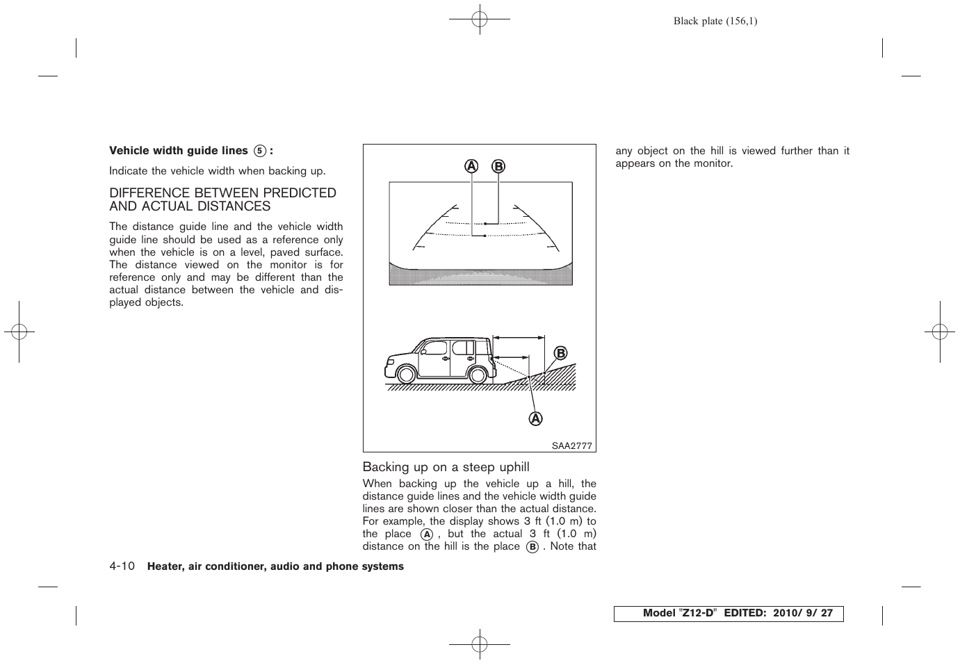 NISSAN 2011 Cube - Owner's Manual User Manual | Page 158 / 345