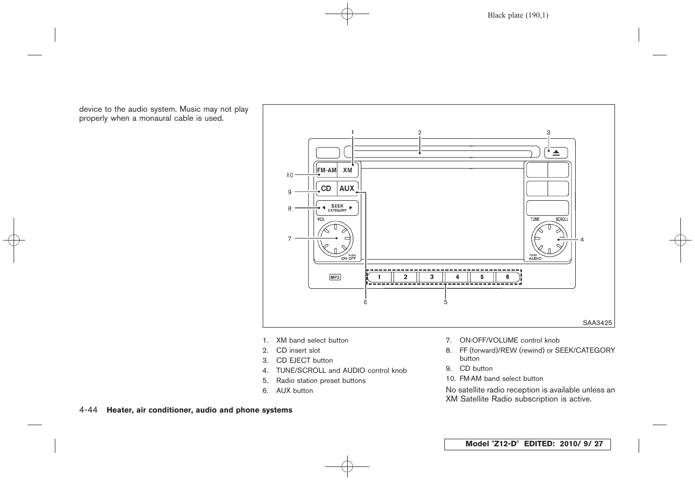 NISSAN 2011 Cube - Owner's Manual User Manual | Page 192 / 345