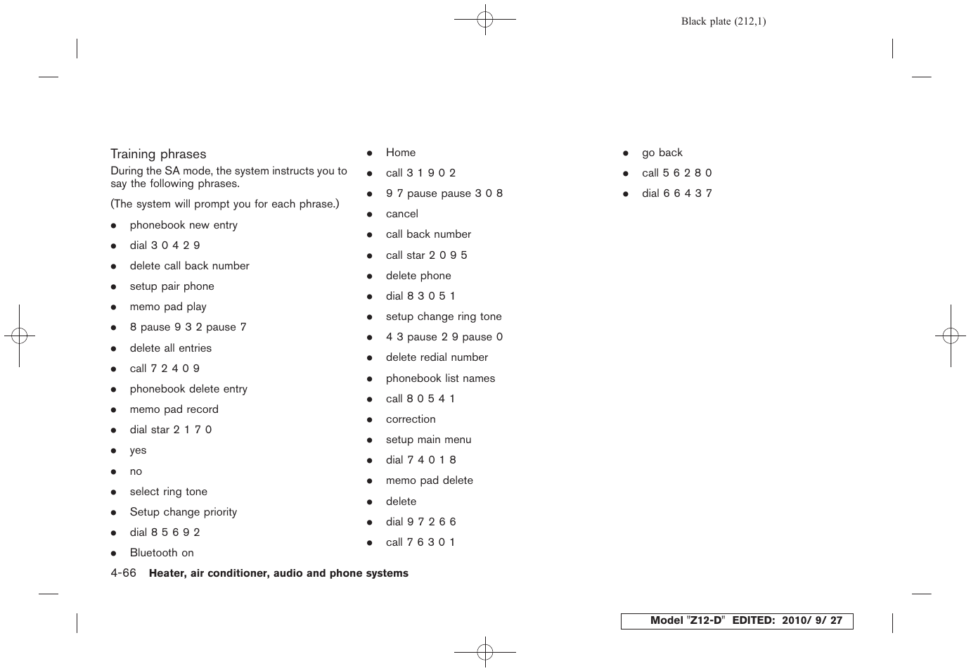 NISSAN 2011 Cube - Owner's Manual User Manual | Page 214 / 345