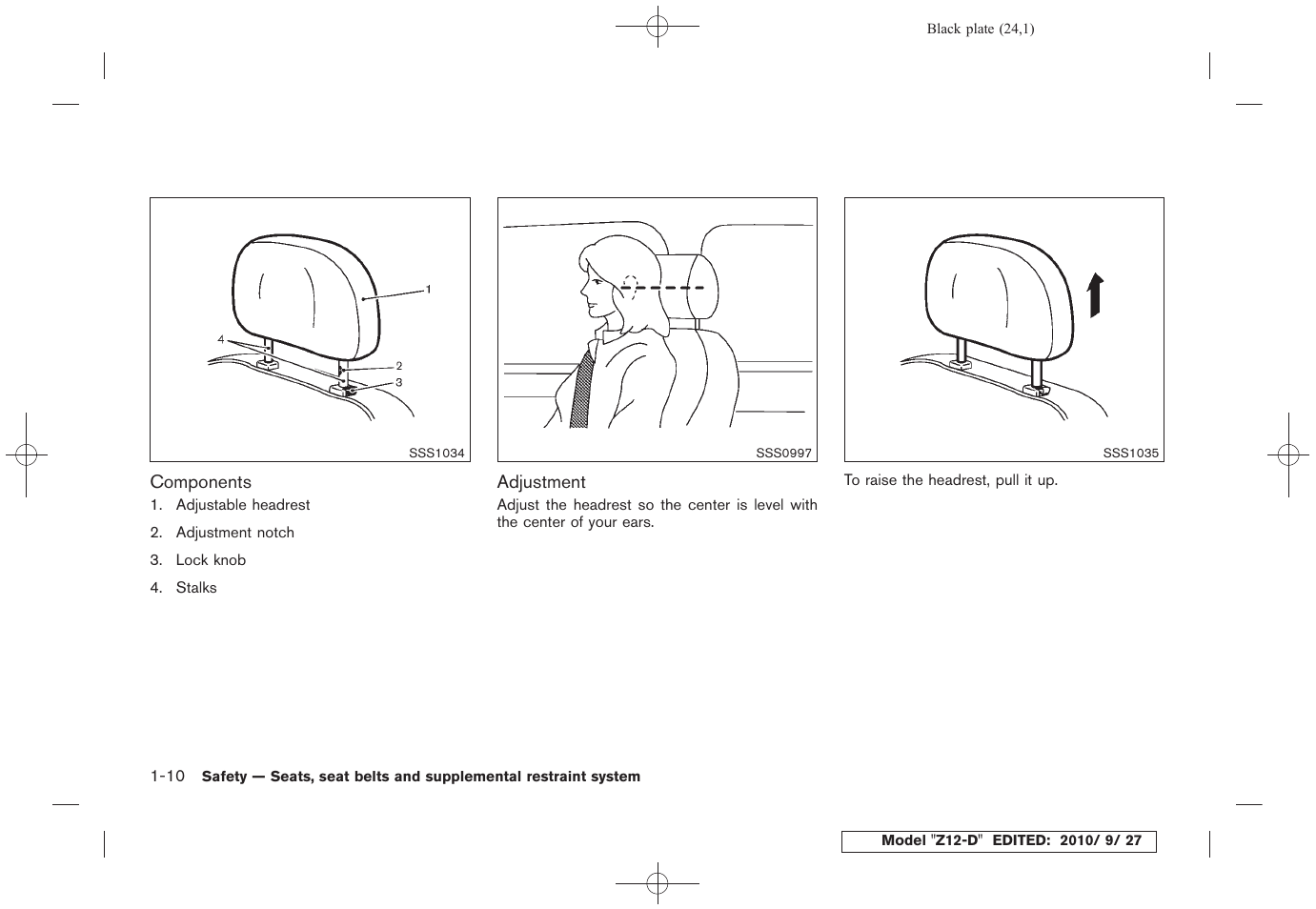 NISSAN 2011 Cube - Owner's Manual User Manual | Page 28 / 345