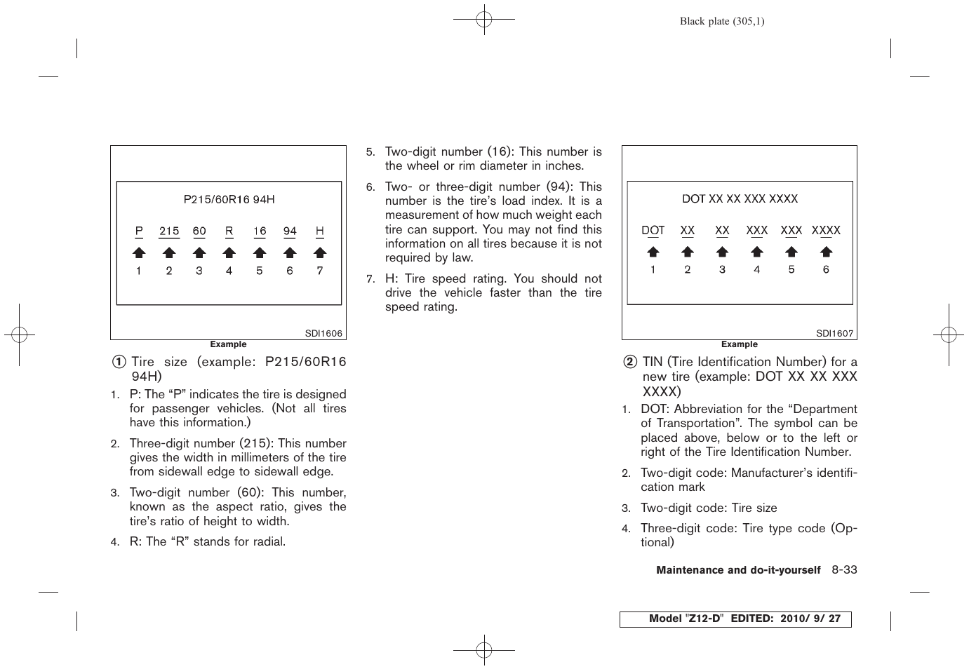 NISSAN 2011 Cube - Owner's Manual User Manual | Page 307 / 345