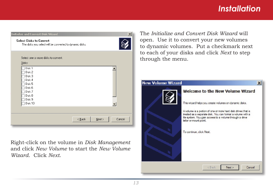 Installation | Buffalo Technology TeraStation iSCSI TS-RITGL/R5 User Manual | Page 13 / 51