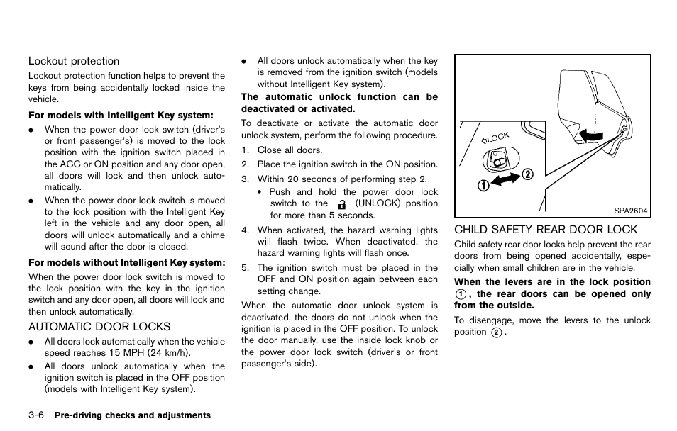 NISSAN 2012 Cube - Owner's Manual User Manual | Page 118 / 331