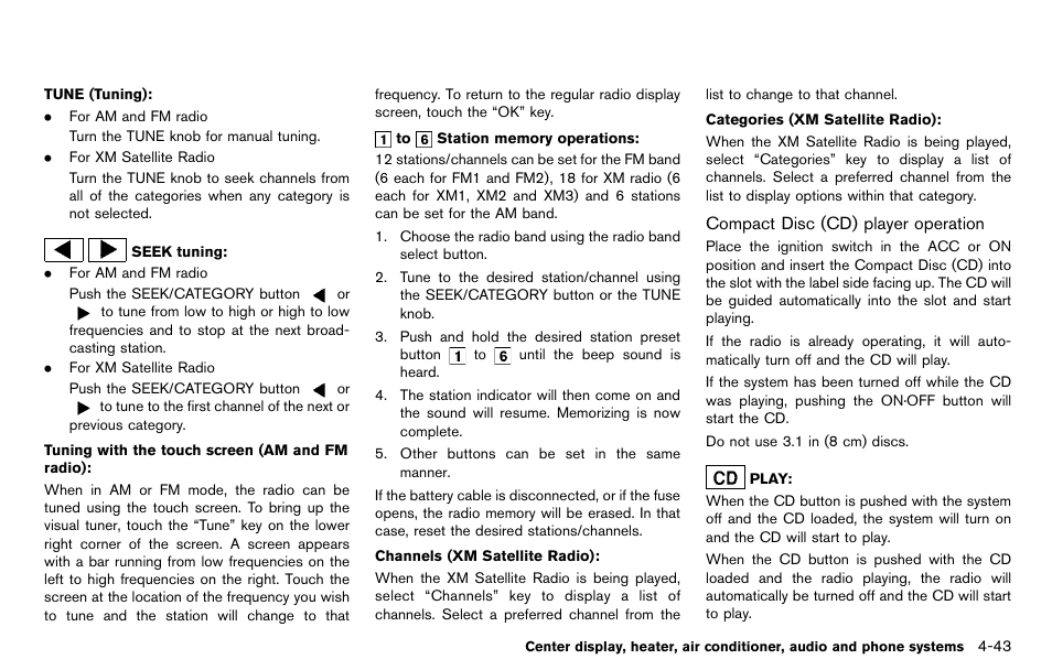 NISSAN 2012 Cube - Owner's Manual User Manual | Page 183 / 331