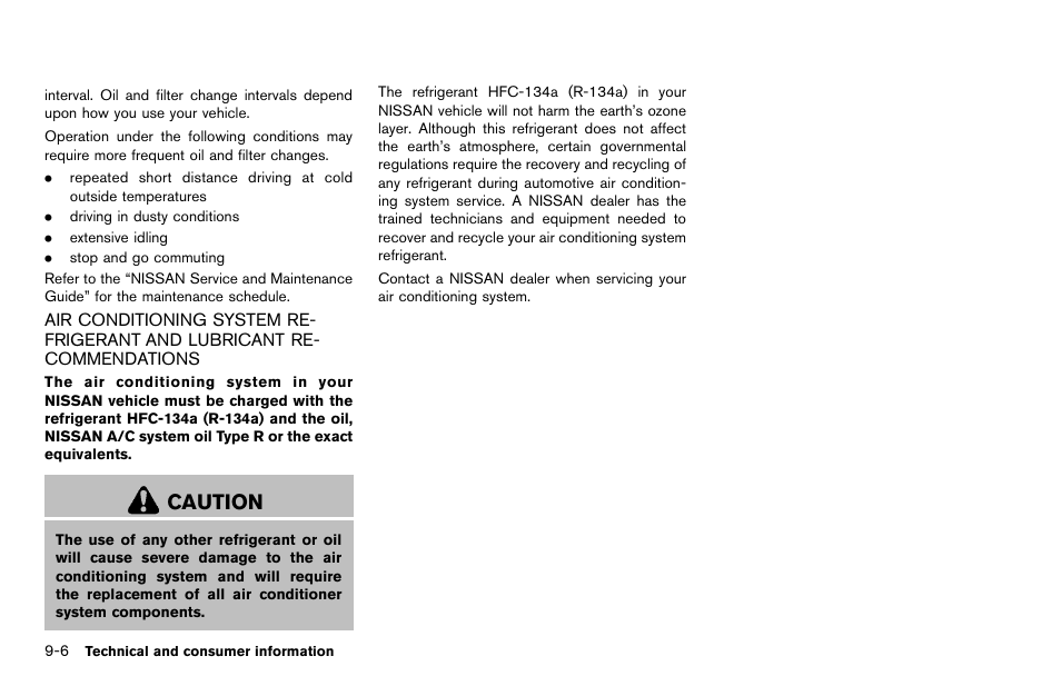 Caution | NISSAN 2012 Cube - Owner's Manual User Manual | Page 308 / 331