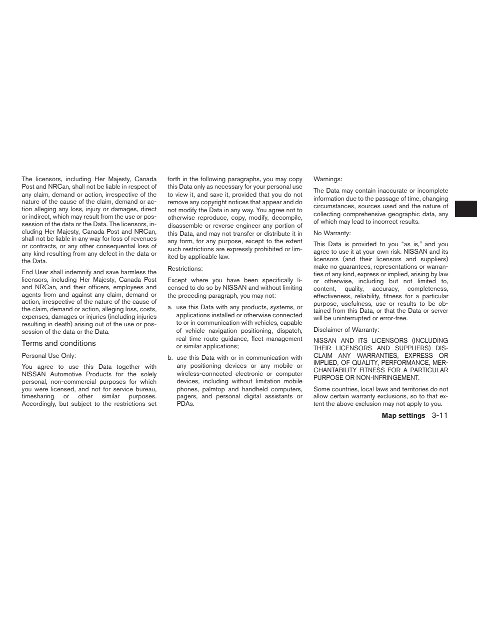 NISSAN 2012 Versa Sedan - Navigation System Owner's Manual User Manual | Page 26 / 81