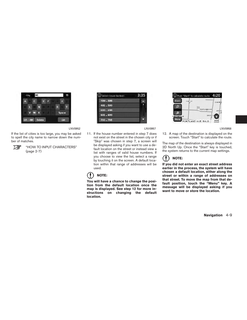 NISSAN 2012 Versa Sedan - Navigation System Owner's Manual User Manual | Page 36 / 81