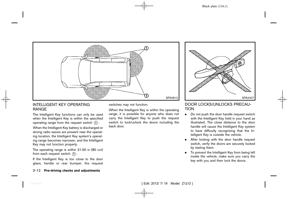 NISSAN 2013 Cube - Owner's Manual User Manual | Page 126 / 331