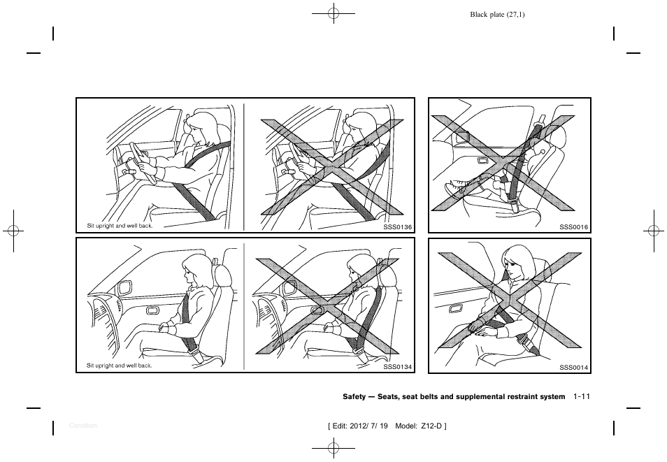 NISSAN 2013 Cube - Owner's Manual User Manual | Page 29 / 331