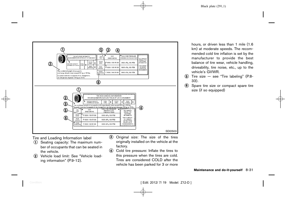 NISSAN 2013 Cube - Owner's Manual User Manual | Page 293 / 331